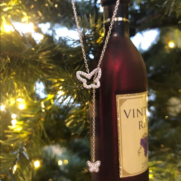 Sterling silver butterfly necklace (UNWORN) - Picture 2 of 3